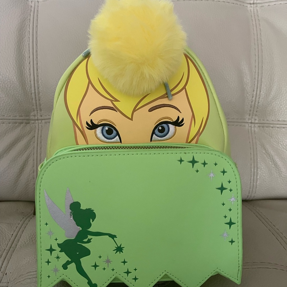 Disney loungefly tinkerbell backpack